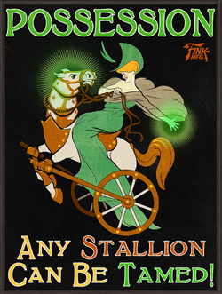An Automated Stallion seen on the Possession advertisement.