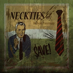 Рекламный плакат с Вилсоном Фриманом