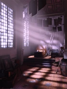 The backroom of Cunningham Studios in Downtown Emporia.