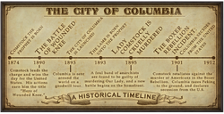 City of Columbia Historical Timeline render