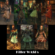 Todas las variaciones de Lady Smith vistas dentro de BioShock.