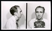 A mugshot of Lamar Warter, which inspired the look of Reed Wahl.