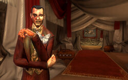 The beaten and bloodied Partygoer.