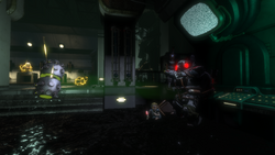 Elite Rosie throwing proximity mine.