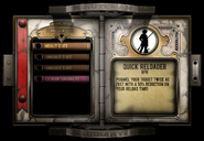 Early version of the Minuteman's Armory purchase screen.