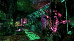 Luxury gives way to ruin.