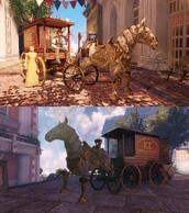 Automated Stallions in the New Eden Square and Constitution Square.