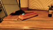 A necklace seen in Burial at Sea.