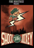 An in-game advertisement for Shock Jockey.