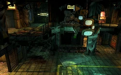 Inside the Holding Cells.