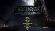 An updated title screen for BioShock.