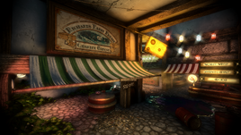 Market stands