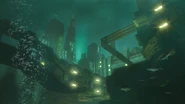 An early view of Rapture from a pre-release screenshot.