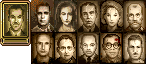 The Audio Diary portraits in BioShock 2D.