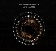 A decoder made from a dial on the Lunchbox Puzzle.