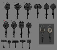 Concept art for the Tower key.