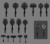 Concept art for the Monument Tower key.