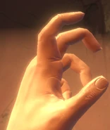 Player wielding Telekinesis.