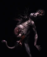Atlas's transformations seem have the new form be "birthed" or tear themselves out of the previous form.