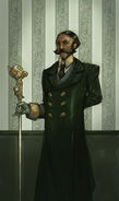 Art Nouveau-era male citizen.