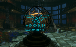 Statuary in the foyer.