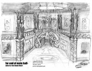 Concept sketch of the entrance to Journey to the Surface.