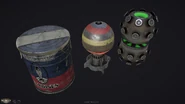 Renders of the Grenade model from BioShock: The Collection #1.