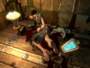 Died along her cat…