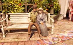 BioI TC Fairgrounds Couple on Bench