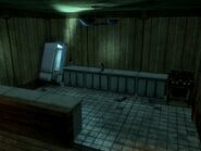 The tenement kitchen.