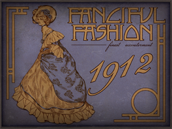 Fanciful Fashion Poster