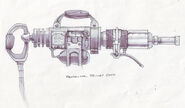 Concept art of the Rosie-edition Rivet Gun.