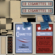 Texture for the cigarette pack.