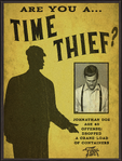 Fink MFG Are You A Time Thief Billboard