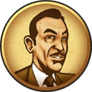 Andrew Ryan icon for the PlayStation 3 BioShock theme.