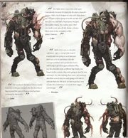 Alpha Series Big Daddy concept art from Deco Devolution.
