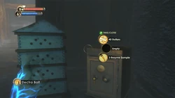 Obtaining enzyme samples from a .