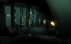 Both of the bathysphere docking bays.