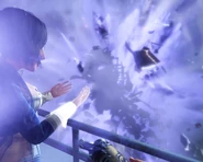 Monument Island siphon being destroyed by Songbird.