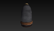 Model of the shell fired by the Artillery Cannon. This model is used in game as the projectile for the Volley Gun.