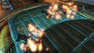 Enemies under the effect of Pyromaniac.
