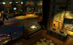 Omega, locked within a cell of his own.