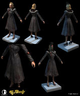 El modelo final de Lady Smith visto dentro de BioShock.