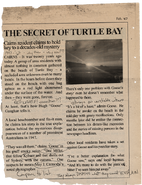"The Secret of Turtle Bay" article mentioning Doc Miller.