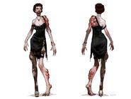 Diseño conceptual de la Baby Jane vista en BioShock 2.