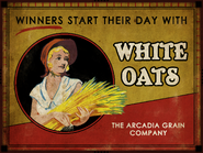 The White Oats advertisement.