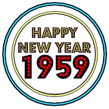 Happy New Year 1959 Neon