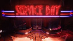 Service Bay Entrance