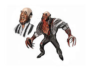 Concept art for a freak, by Robb Waters.