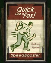 An advertisement for Speed Booster.